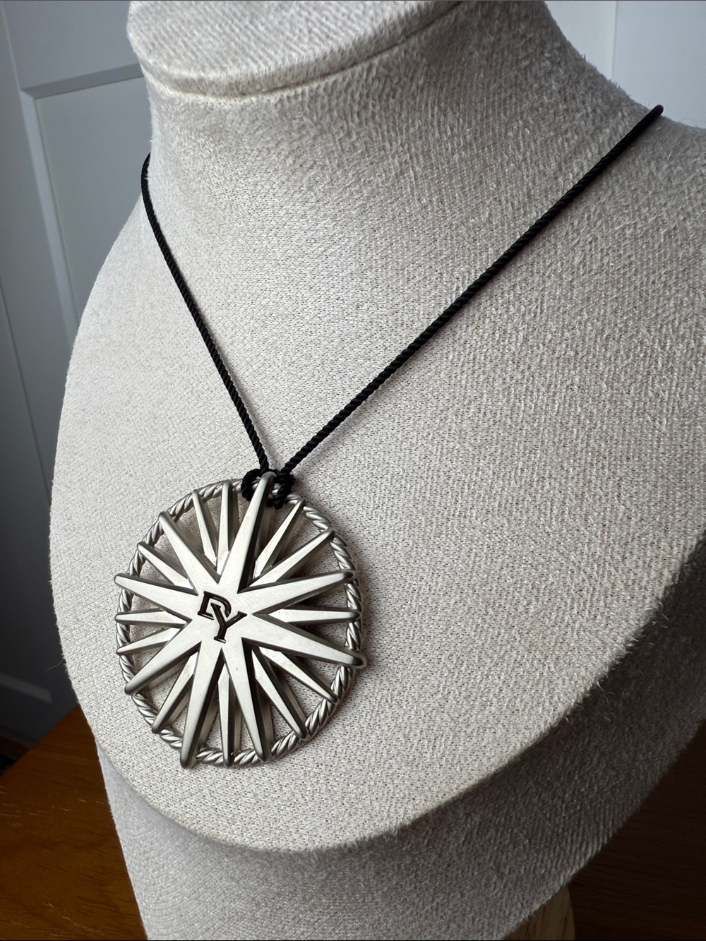 David Yurman Starburst North Star dreaming holiday ornament pendant silver